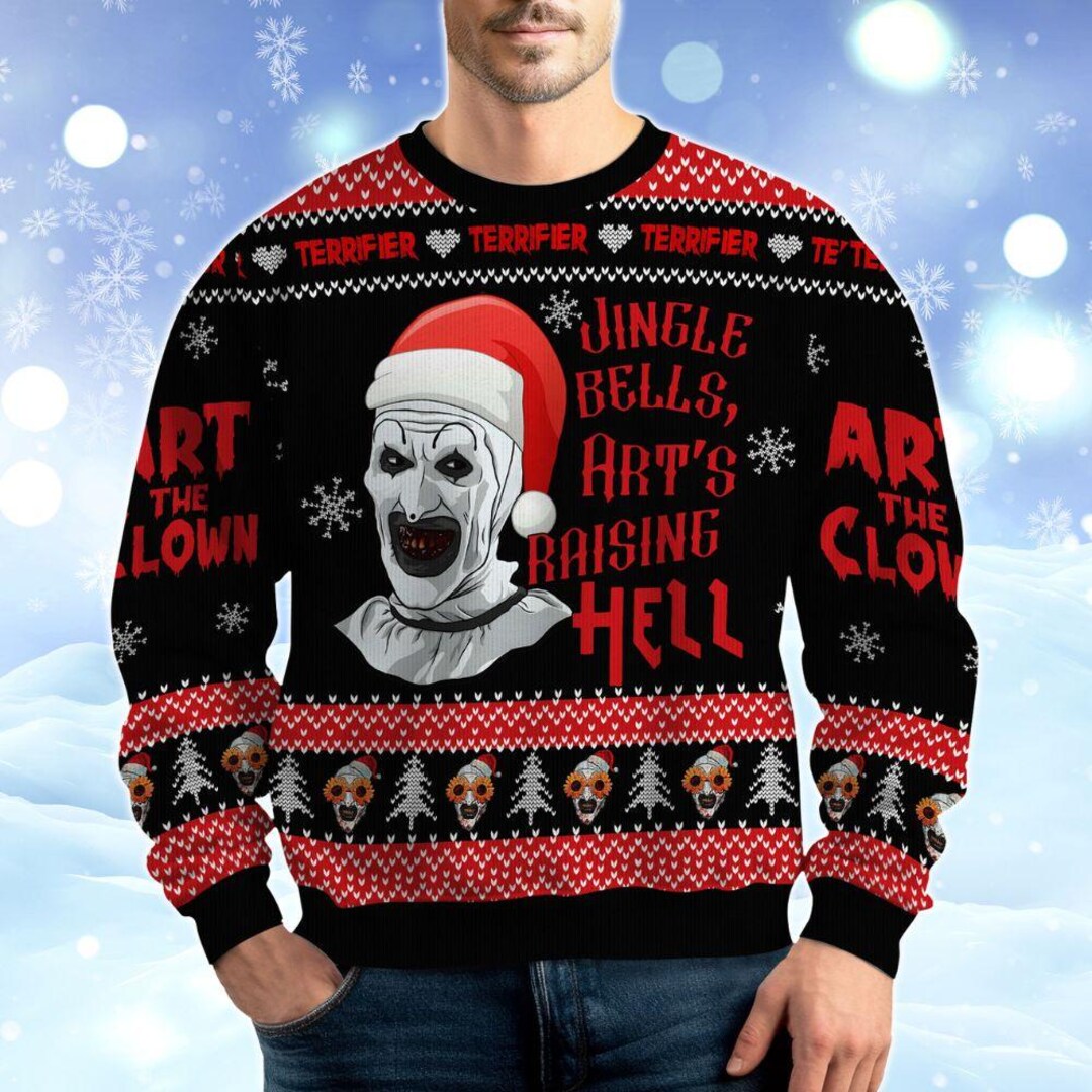 Ugly Christmas Sweater Für Jungen – Lässiges Weihnachts-Sweatshirt Mit Druck, Langarm, Aus Weichem Polyester