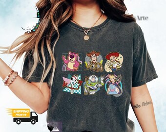 Camiseta Disney Toy Story Character Comfort Colors, Camiseta Toy Story Comfort Colors, Camiseta Disney, Regalos Toy Story para Fans, Toy Story Merc