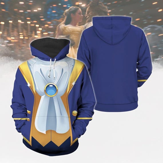 Felpa con cappuccio da jogging The Beast Cosplay, Felpa con