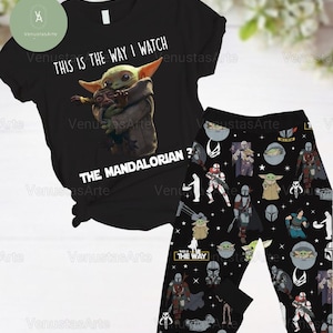Starwars Christmas Mens Pajama Set Etsy