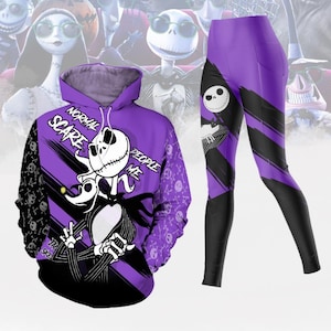 Halloween Jack Skellington Shirt, Nightmare Christmas Hoodies, Jack Skellington Leggings, Halloween Party Shirt, Gift For Him