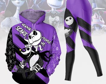 Halloween Jack Skellington Shirt, Nightmare Christmas Hoodies, Jack Skellington Leggings, Halloween Party Shirt, Gift For Him