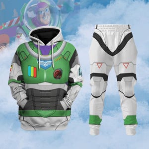 Buzz Lightyear Costume Cosplay, Buzz Lightyear Cosplay Shirt, Disney Toy Story Hoodie Joggers, Disney Costume Adult, Halloween Shirt