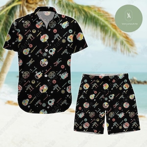 Star Wars Button Shirt, Star Wars Short, Star Wars Hawaiian Shirt, Star Wars Shirt, Star Wars Fan Gift, Beach Shirt, Vacation Shirt