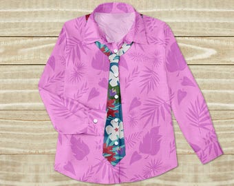 Nick Wilde Costume Linen-Look Shirt, Zootopia 2 Blouse Shirt, Disney Zootopia Cosplay Blouse Women Shirt, Costume Cosplay Gift