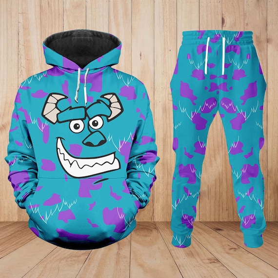 Sulley Monsters Inc Costume Hoodie Jogger, Sulley Cosplay Hoodie, 3D Disney  Costume Sweatshirt Pants, Halloween Cosplay Outfit, - Etsy