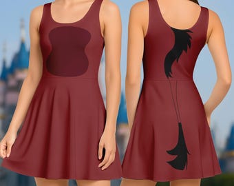 Pumbaa Skater Dress, Lion King Disneybound Dress, Funny Animal Cosplay Outfit, Hakuna Matata Halloween Costume, Halloween Skater Dress