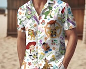 Disney Toy Story Hawaiian Shirt, Woody Buzz Hawaiian Outfit