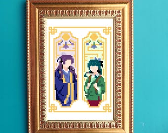Palace Apothecary Duo Cross Stitch Pattern