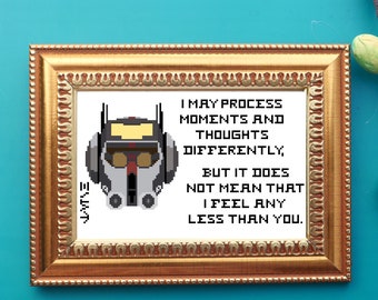 Tech Hits in the Feels Cross Stitch Pattern