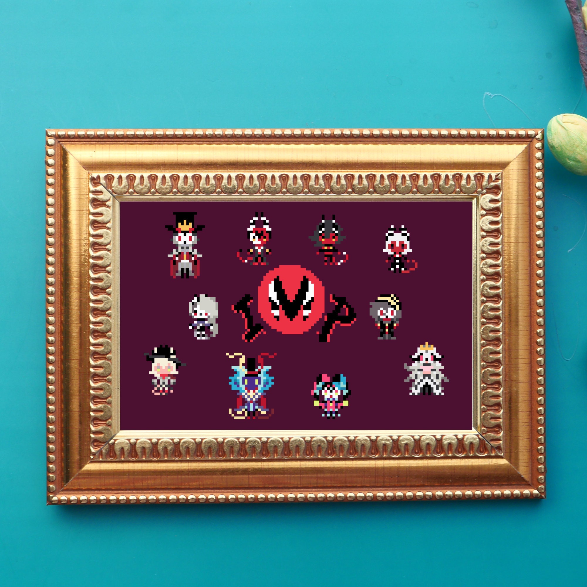 Hama様　オーダー Helluva Crew Cross Stitch Pattern - Etsy