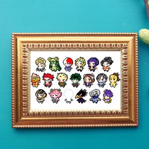 Pixel Hero Class Cross Stitch Pattern