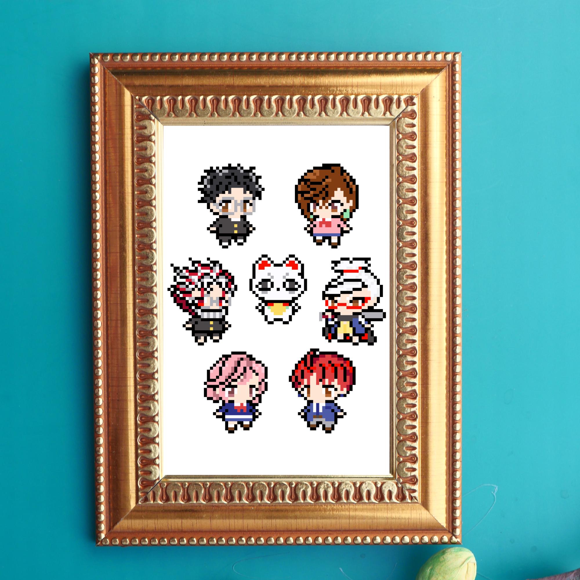 Dandadan Cross Stitch - Etsy