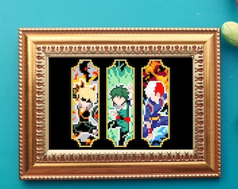 Schema per punto croce "Trittico dell'eroe studente"