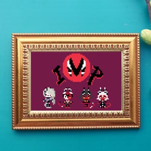 Pixel IMP Squad Cross Stitch Pattern