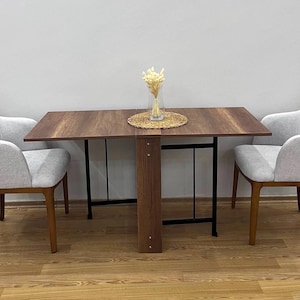 Mesa dobrável multifuncional, mesa dobrável, mesa dobrável, mesa Murphy, mesa dobrável, mesa articulada, mesa que economiza espaço