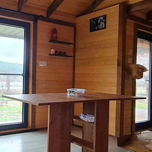 Folding Drop Leaf Table, Collapsible Table, Foldable Kitchen Table, Foldable Camp Table, Foldable Dining Table, Foldable Coffee Table