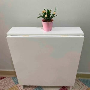 Table grande dimension, table pliante, table pliante, table escamotable, table de salle à manger pliante, table à abattants, table pliante, table de salle à manger pliable