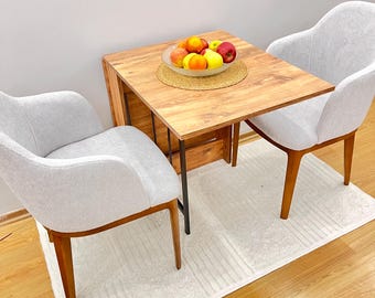 Drop Leaf Table, Extendible Folding Table, Foldable Table, Murphy Table, Multifunctional Foldable and Portable Table, Collapsible Table