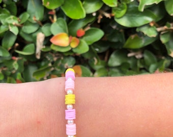 Pink lemonade bracelet