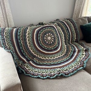 Mandala Crochet Blanket