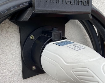 Improved Ohme EV Charger Cable Organiser (OPTION To Include NEW Type 2 Holster)