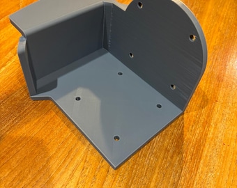 Improved 90 degree Ohme EV Charger Cable Organiser (OPTIONAL NEW Type 2 Holster) - Left Hand