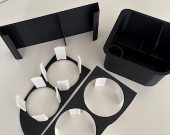 Polestar 2 Bundle -Cup Holder + Shelf + Centre Console Storage, Optimized For Polestar 2