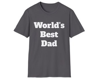 World's best dad Unisex Softstyle T-Shirt