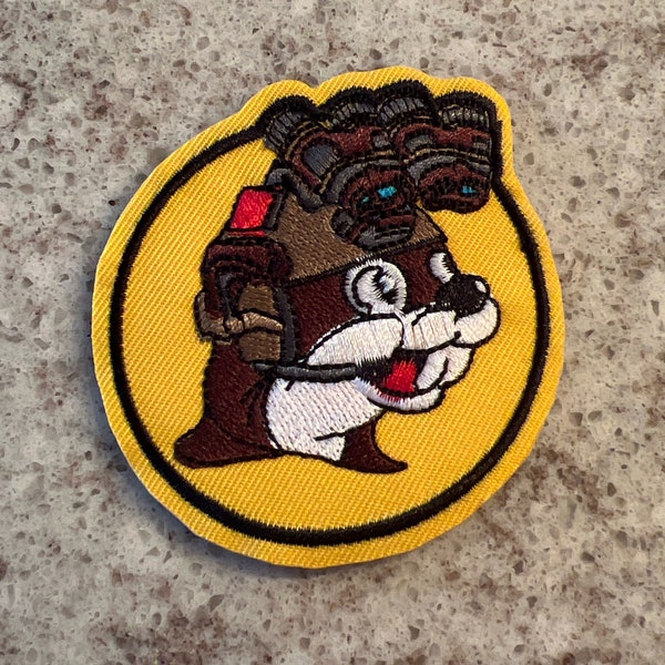 Embroidered Tactical Night Vision Buc-ee beaver patch (Velcro)