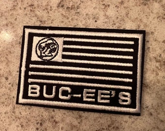 Tactical Buc-ees American flag Velcro patch