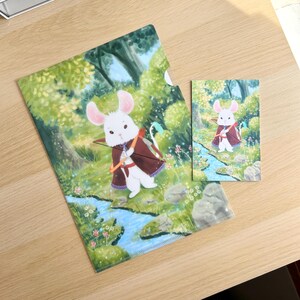 Magical Rat Illustration Postcard & A4 Folder Set