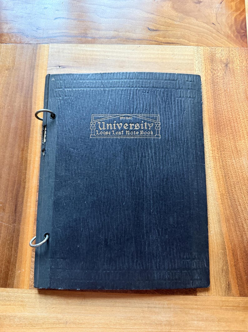Vintage 1920s Woolworth University Notebook, Unused School Ephemera - Etsy