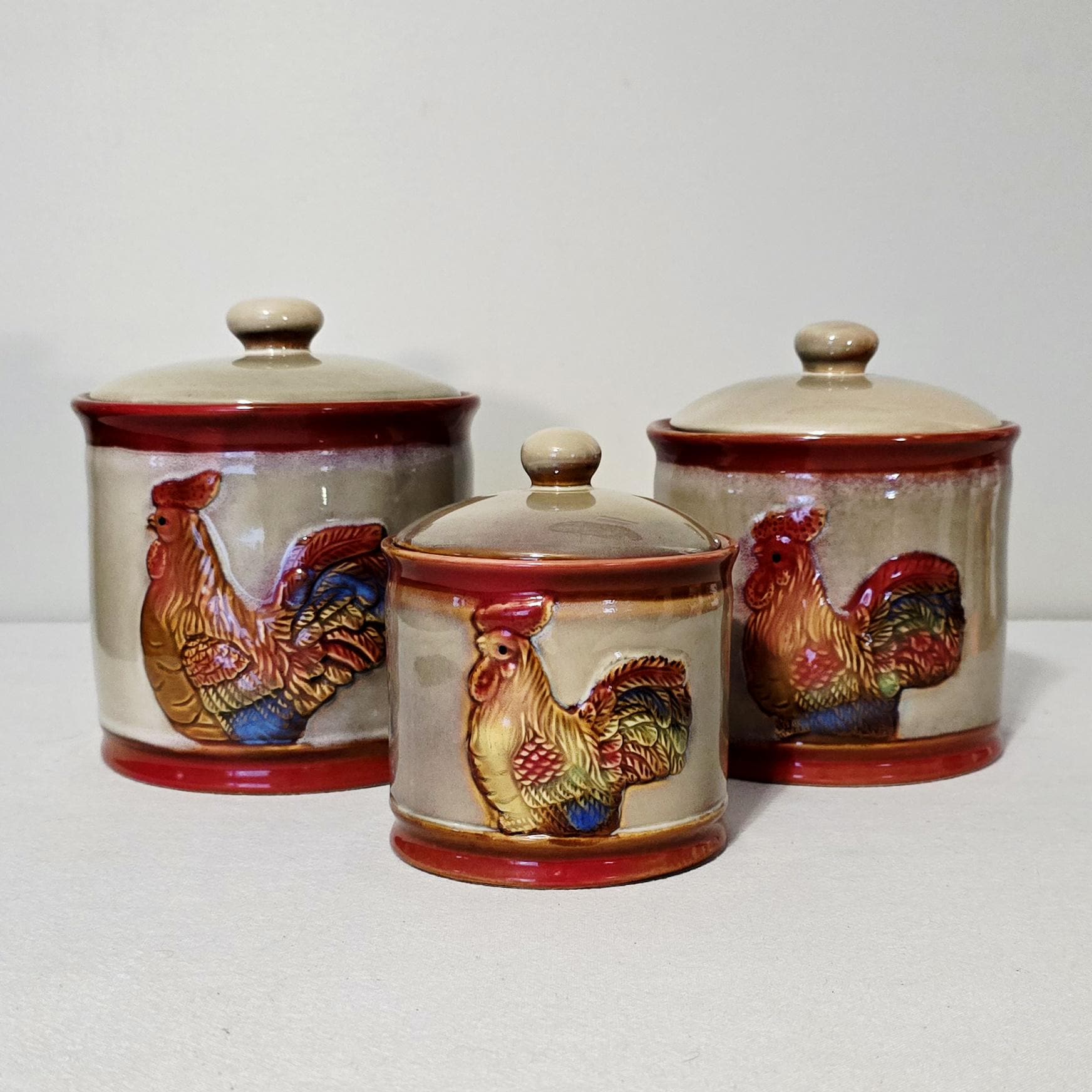 3 Piece Canister Set - Etsy