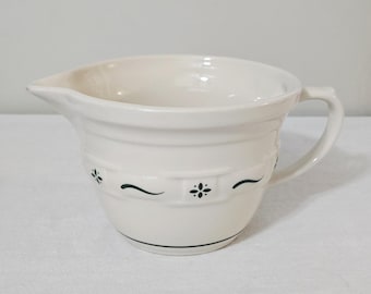 Longaberger Woven Traditions 2 Quart Batter Bowl, Heritage Green