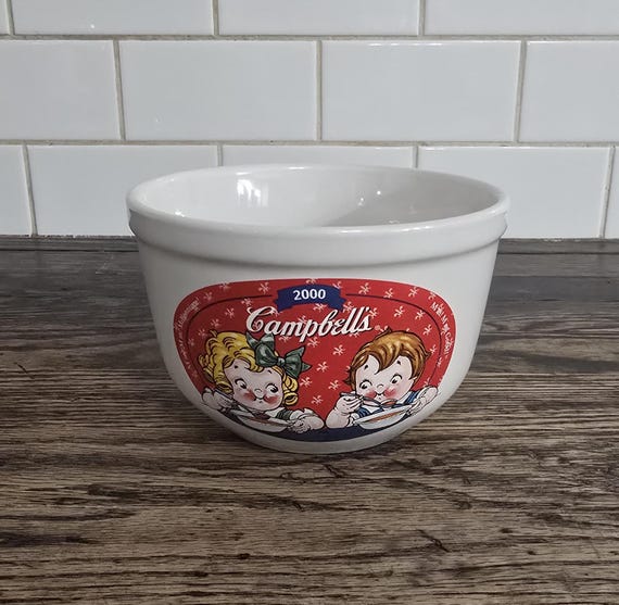 60s 70s Campbells SOUP BOWL スープボウル キャンベル Vintage Campbell's Soup Bowl Campbell's Kids M'm M'm Millennium by