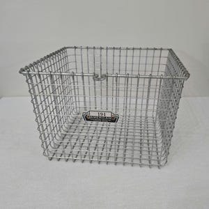 Vintage American Playground Device Co. Metal Wire Locker Basket #194
