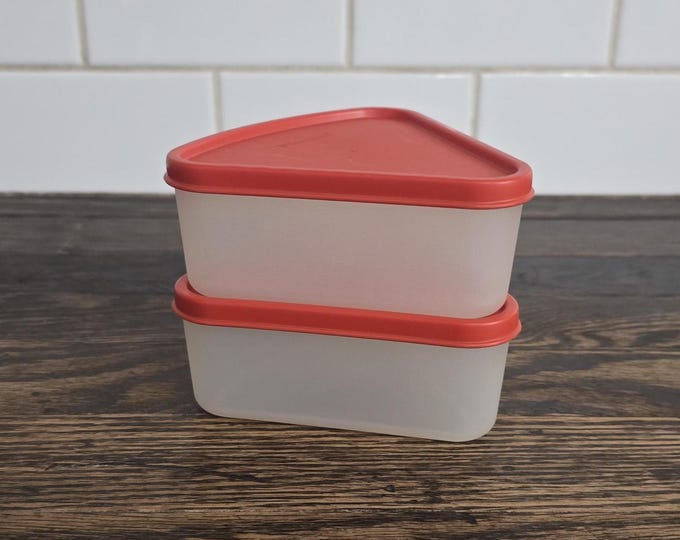 Vintage Tupperware Modular Mates Wedge/triangle Stacking Containers ...