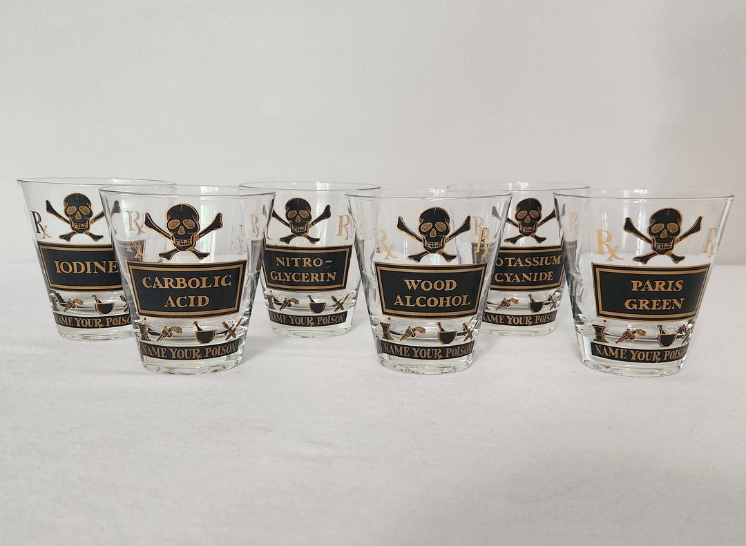 Georges briard name your poison double old fashioned glasses set of 6
