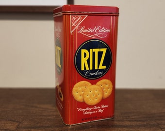 Vintage Ritz Crackers Tin Limited Edition 1986 Nabisco
