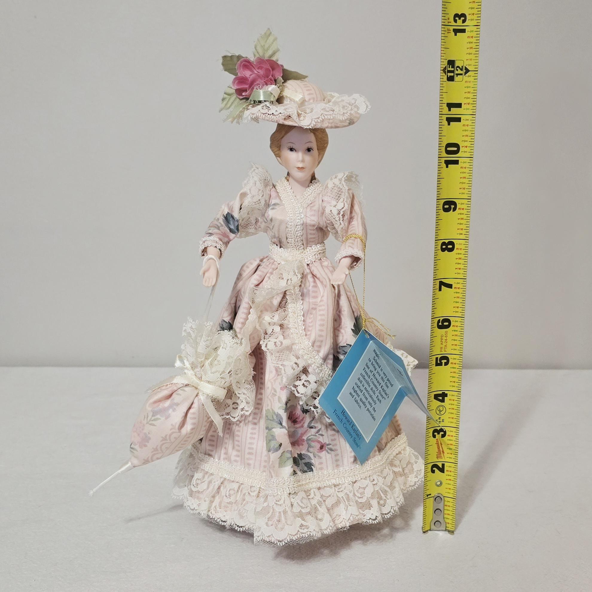 Vintage 1989 Schmid Porcelain Doll, Howard Kaplan French Country