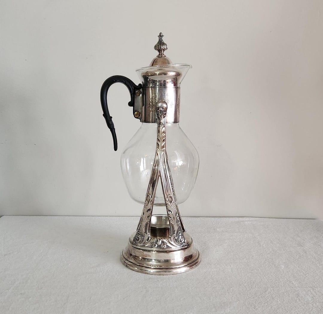 Vintage Newport Gorham Silverplate Hollowware Tilting Coffee