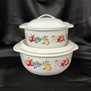 Corelle Coordinates 1 1/2 Quart And 2 1/2 Quart Casserole Dishes Chutney Collection Stoneware