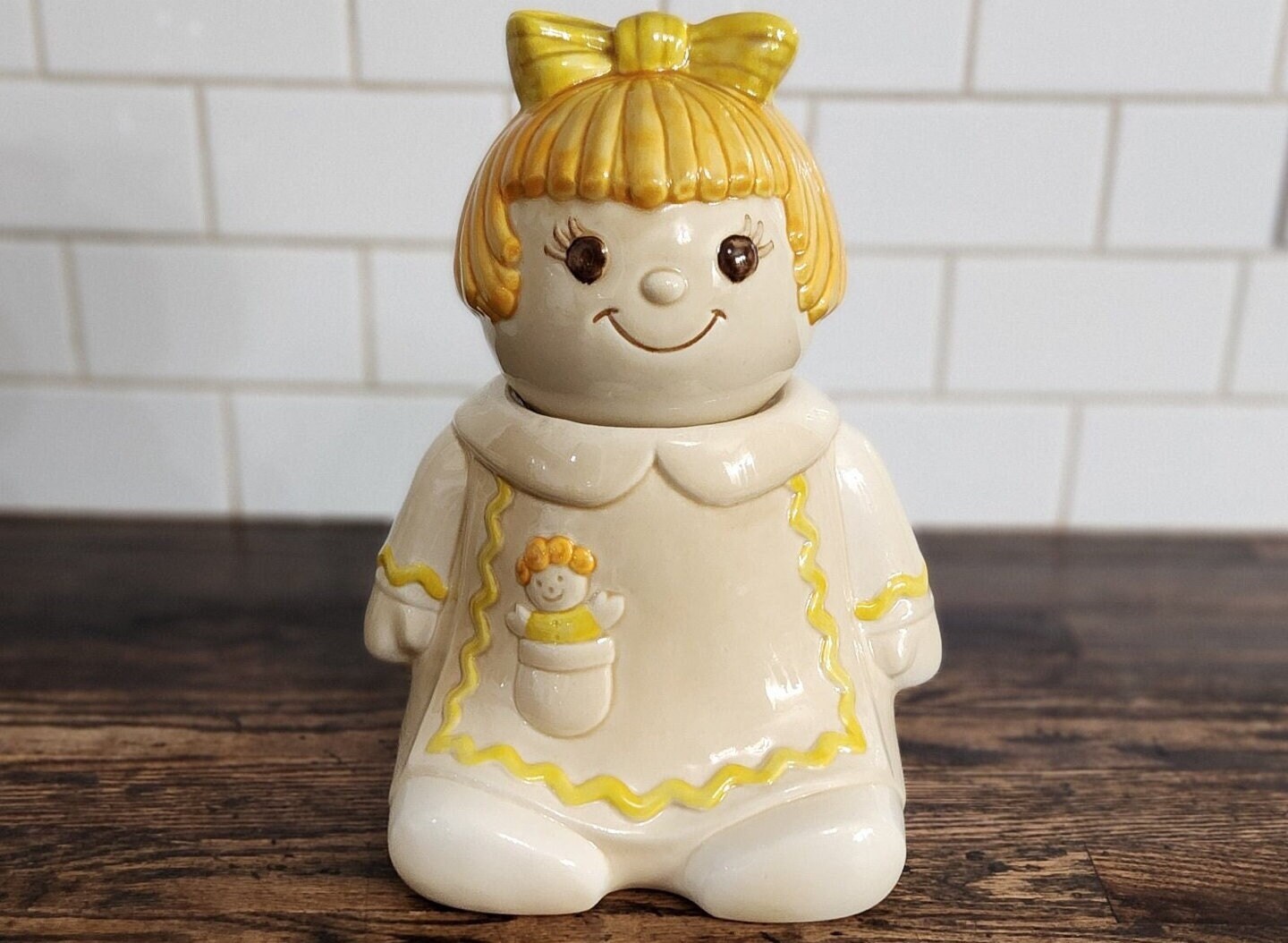 Metlox Poppet vintage ceramic girl 陶器 Metlox Poppet vintage
