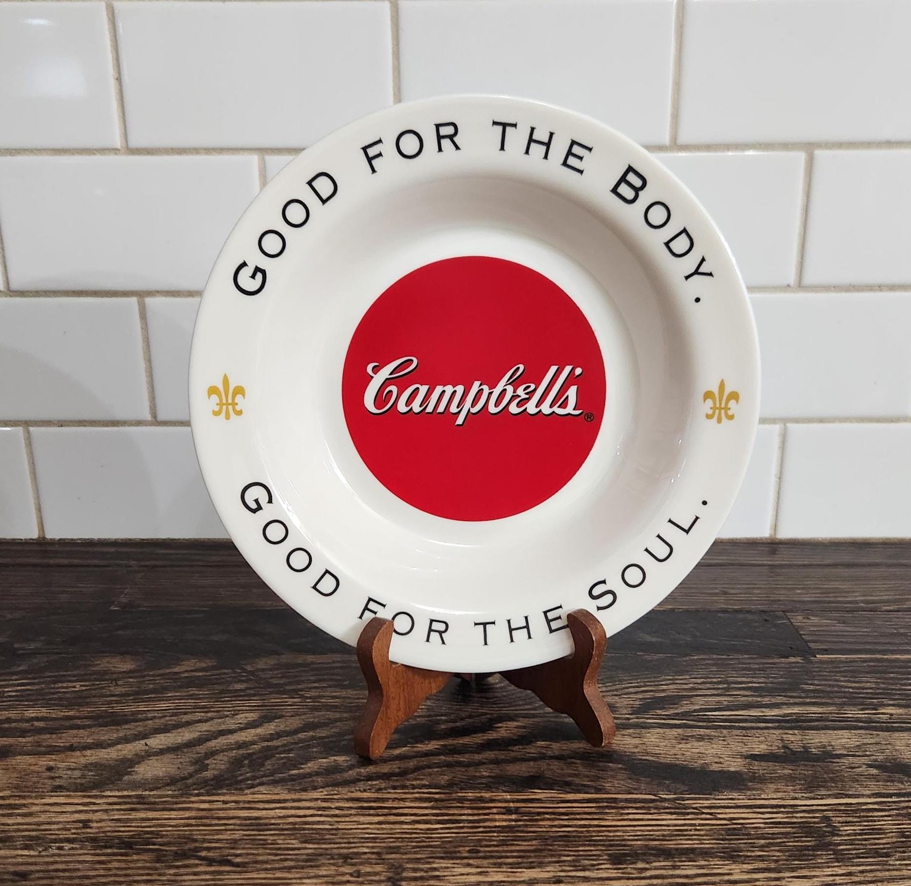Vintage Campbell's Soup Bowl Good for the Body Good for the Soul