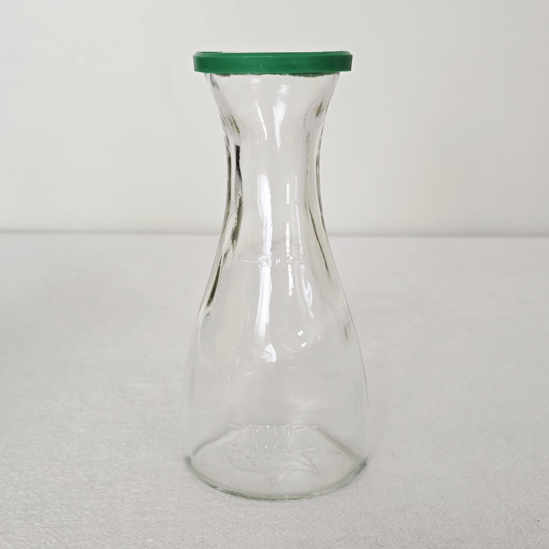 Vintage Good Seasons Glass Salad Dressing Cruet With Green Plastic Lid Vintage Good Seasons Glass Salad Dressing Cruet With Green Plastic Lid
