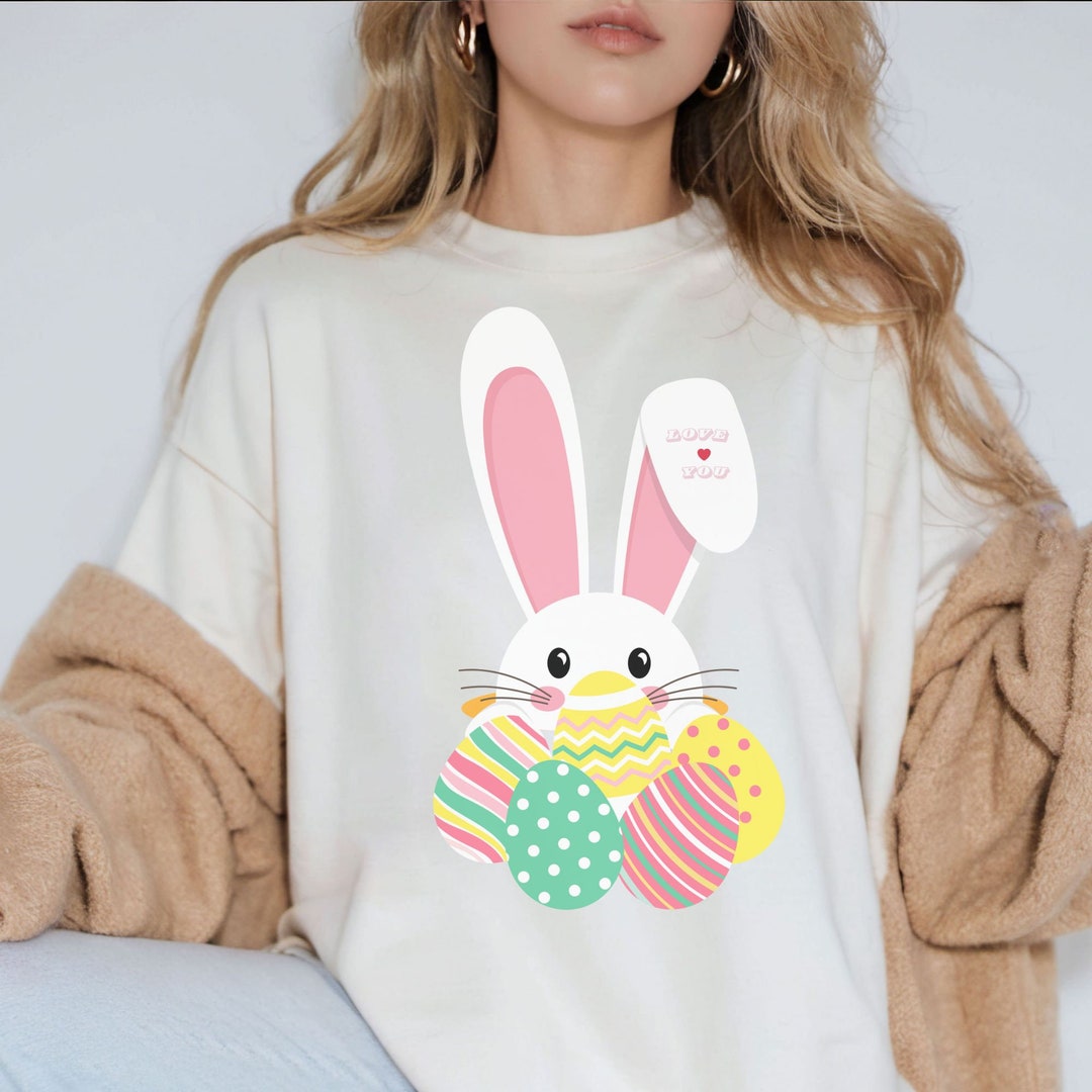 Mint Green Multi Easter Egg Sweatshirt main image 1