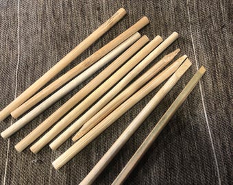 Arabic Calligraphy Reed Pen Set: Solid Bamboo, 10 Pens (1-10 mm)