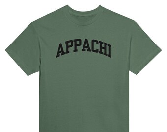 Appachi- Camiseta unisex de cuello redondo de peso pesado