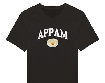 Appam, Colores oscuros, Camiseta clásica unisex con cuello redondo